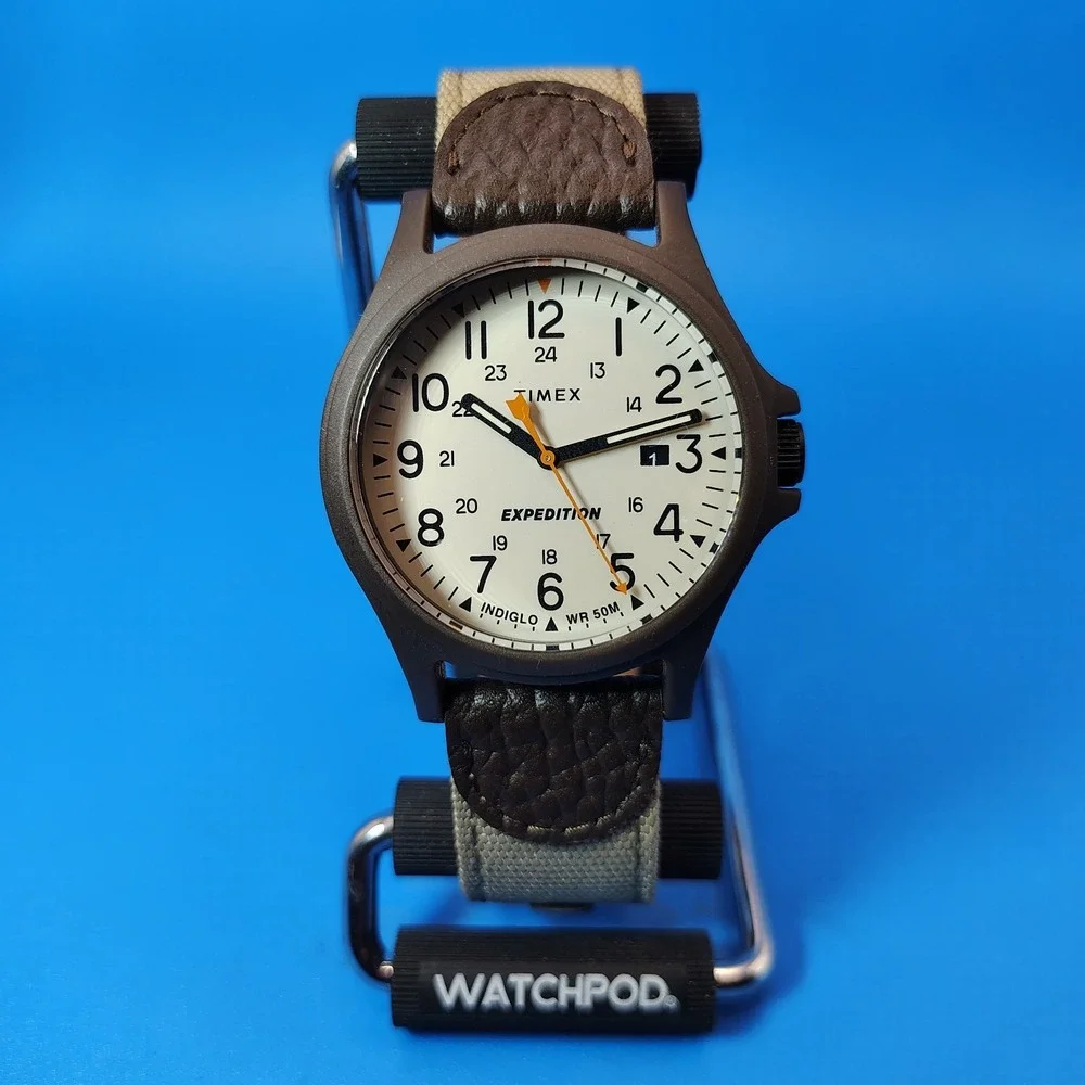New! 2018 Timex Expedition Indiglo Date 40mm Mens Quartz Field Watch NOS